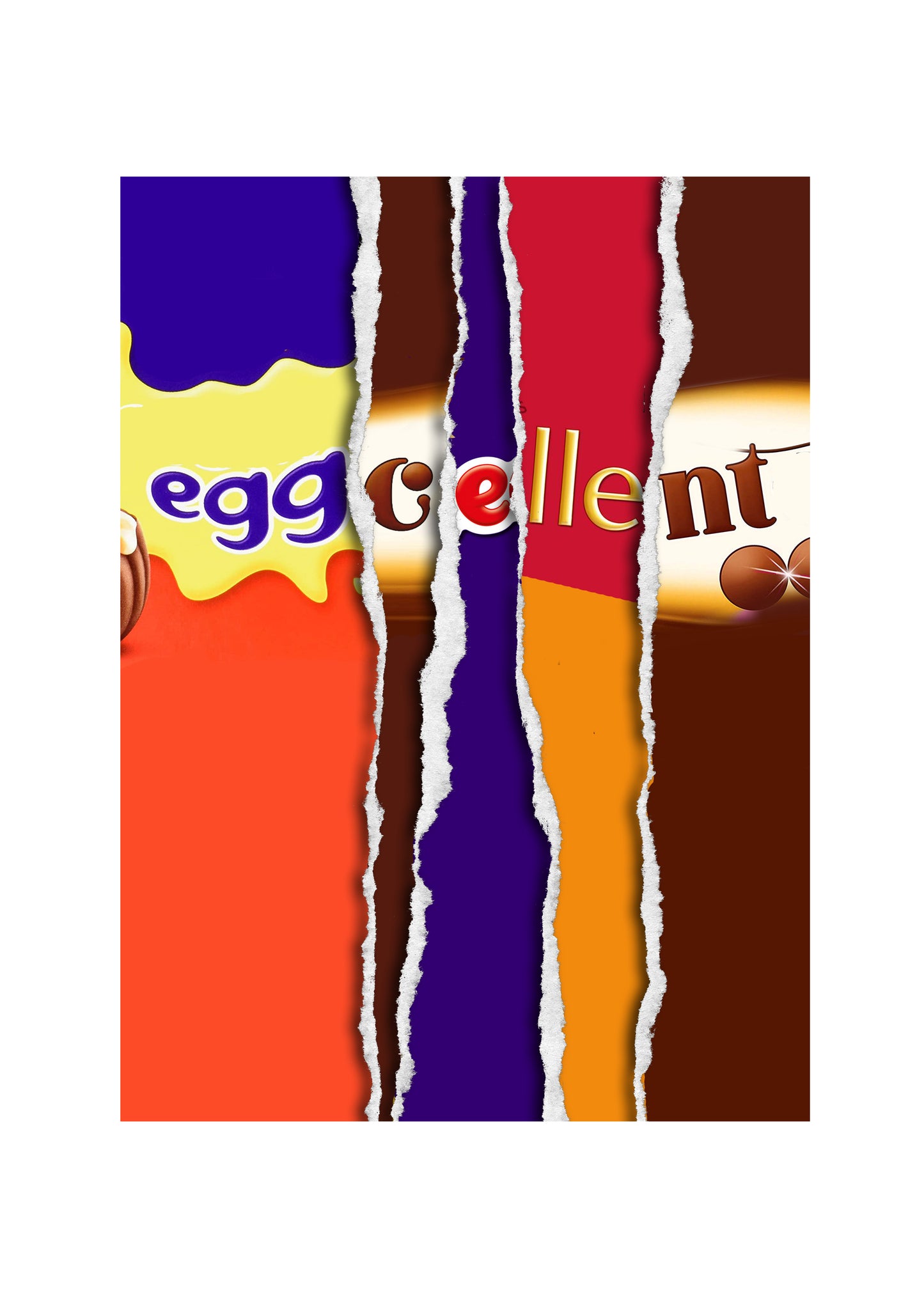 Eggcellent - Easter Chocolate Bar Wrapper