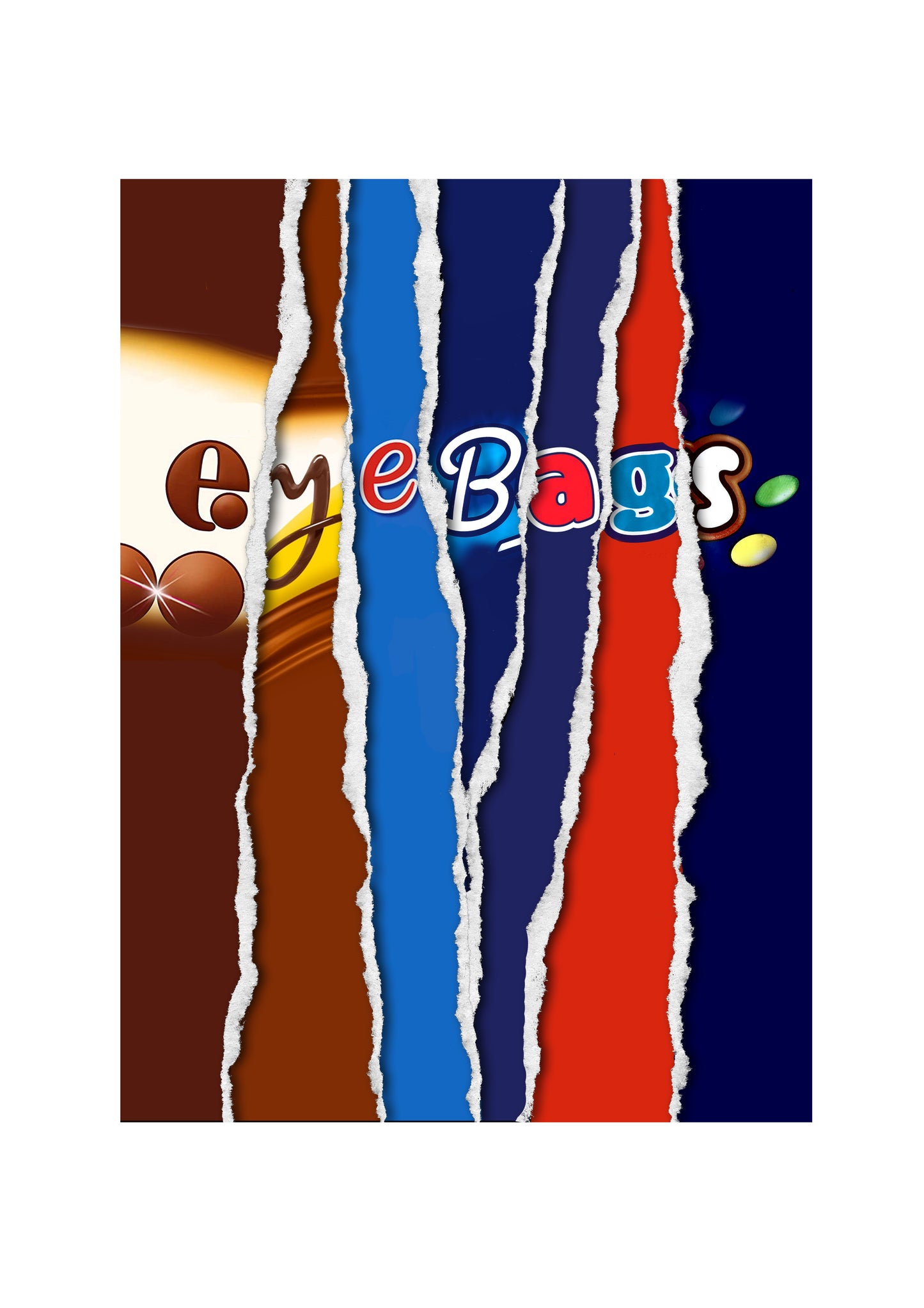 Eye Bags - Chocolate Bar Wrapper