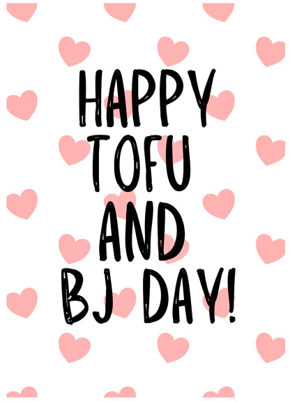 Tofu and BJ -  Greeting Card