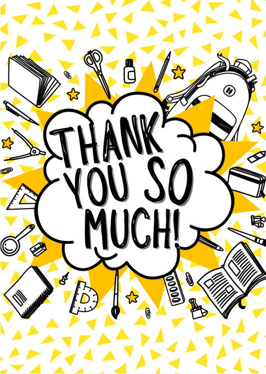 Thank You So Much  -  Greeting Card