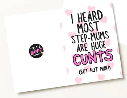 Step Mum Cunts - Greeting Card