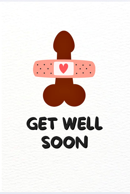 Get Well Soon Penis 2 - Card