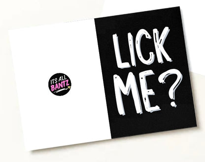 Lick Me? - Greeting Card