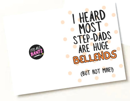 Step Dad Bellends - Greeting Card
