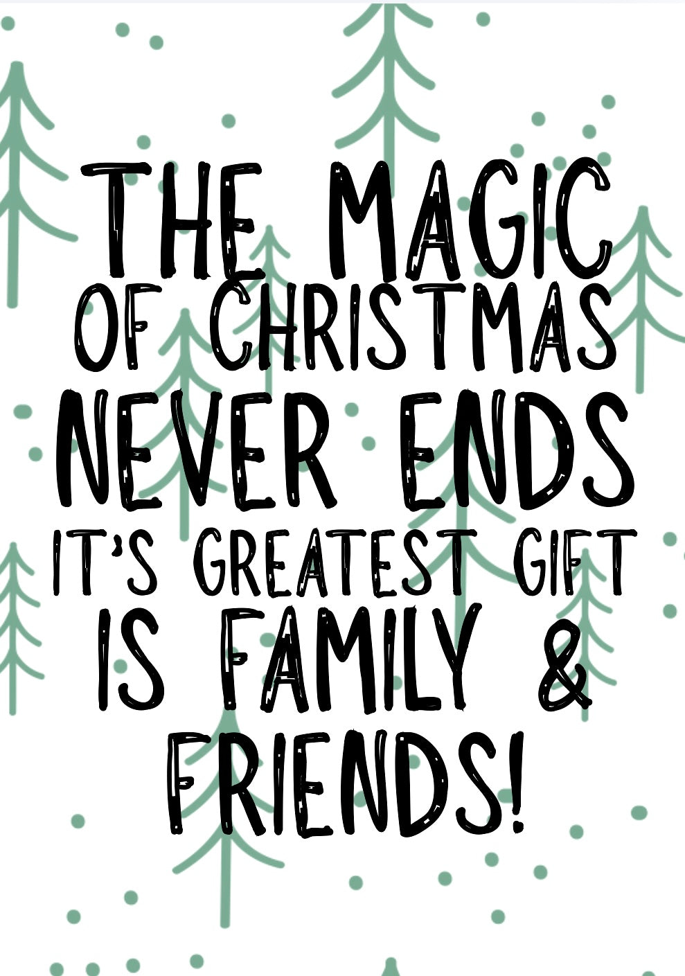 The Magic Of Christmas -  Greeting Card