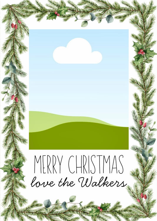 Merry Christmas Foliage - Greeting Card