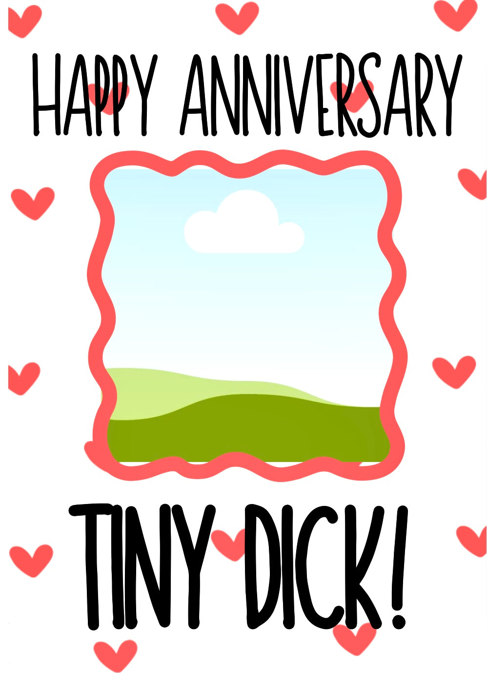 Anniversary Tiny Dick - Greeting Card
