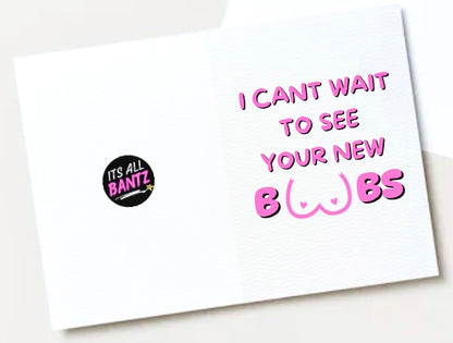 New Boobs - Card