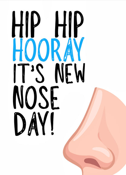 New Nose Day -  Greeting Card