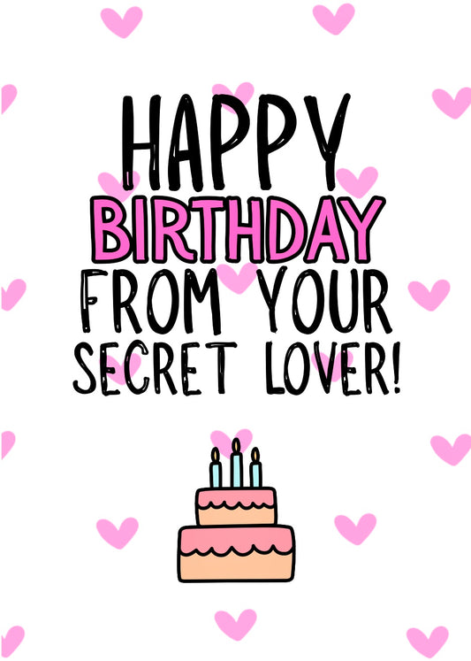 Secret Lover - Greeting Card