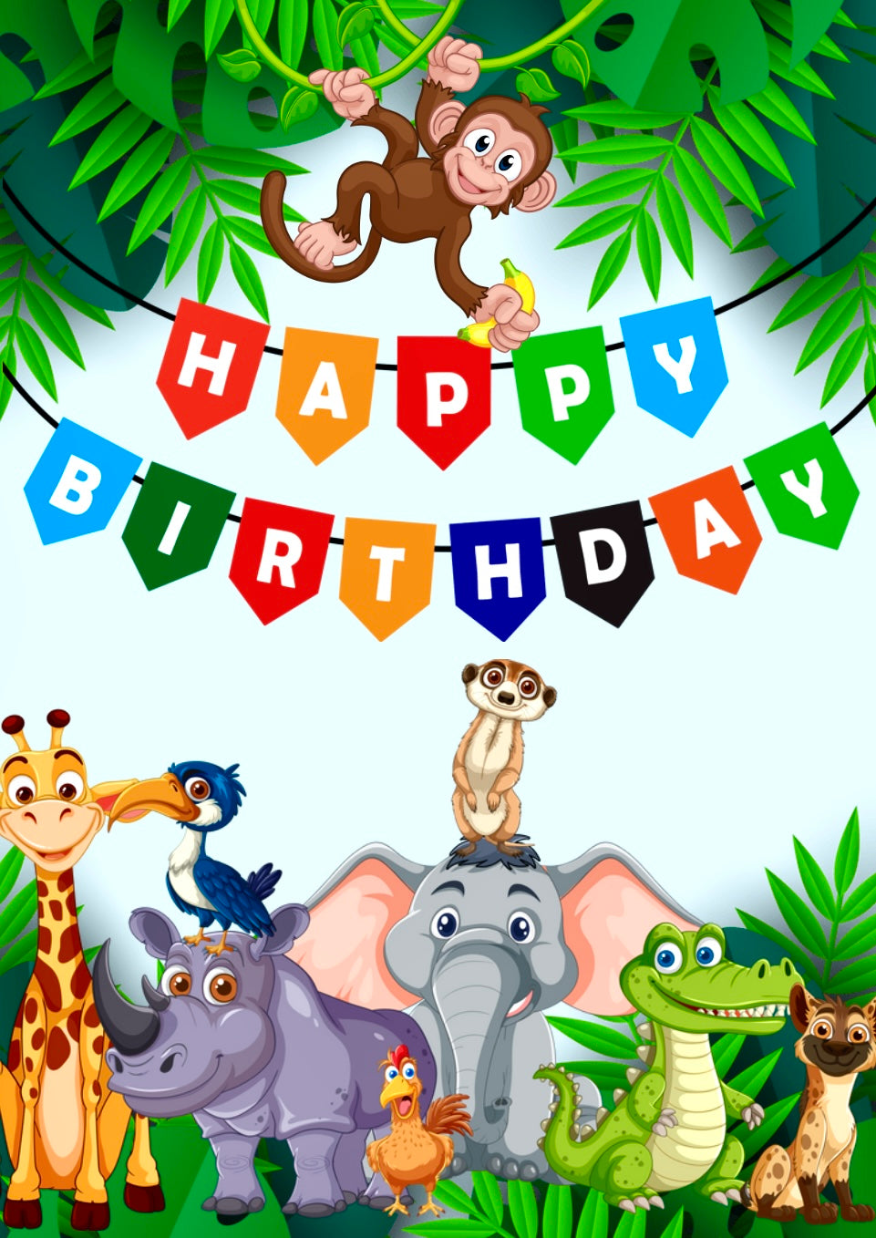 Birthday Jungle -  Birthday Card