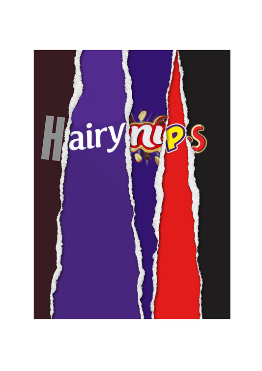 Hairy Nips - Chocolate Bar Wrapper