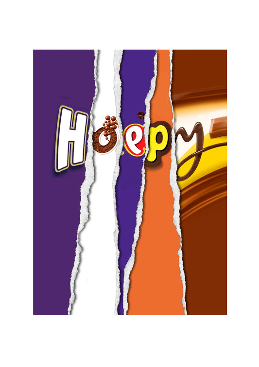 Hoppy - Easter Chocolate Bar Wrapper