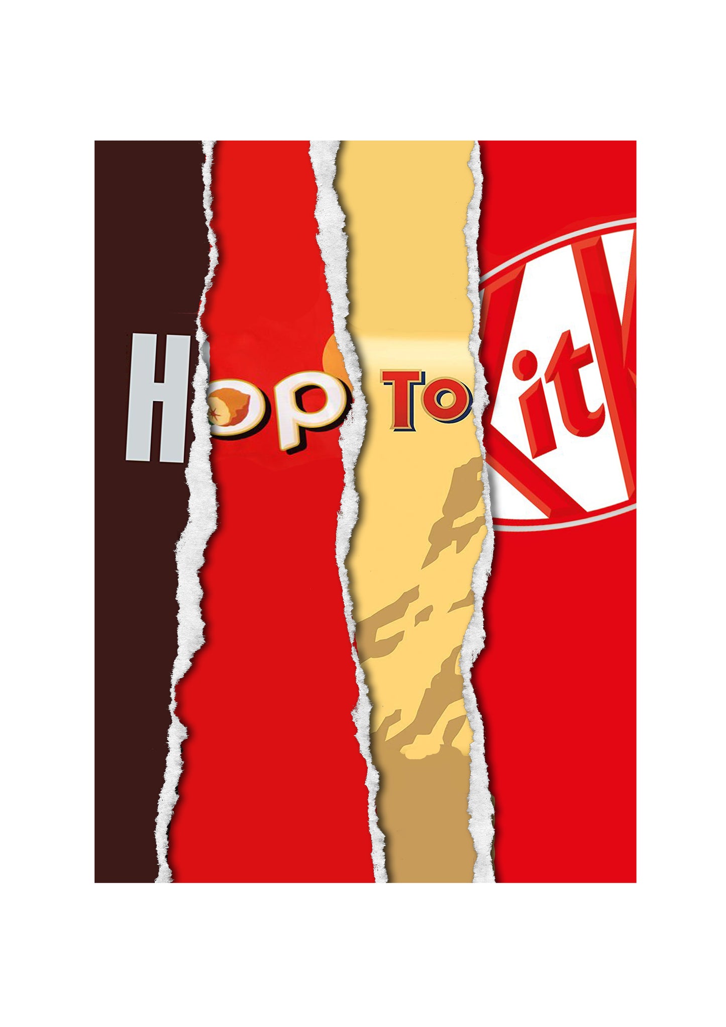 Hop To It - Easter Chocolate Bar Wrapper