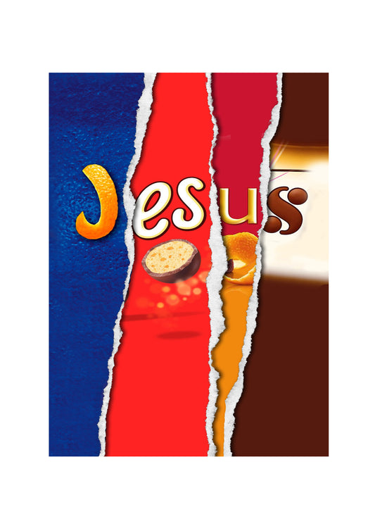 Jesus - Easter Chocolate Bar Wrapper