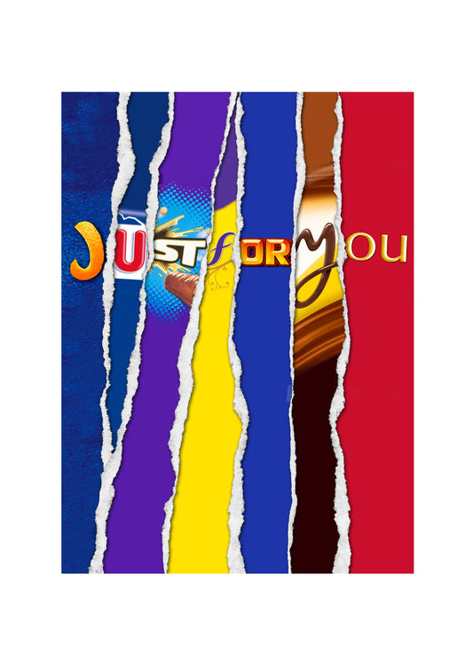 Just for You - Chocolate Bar Wrapper