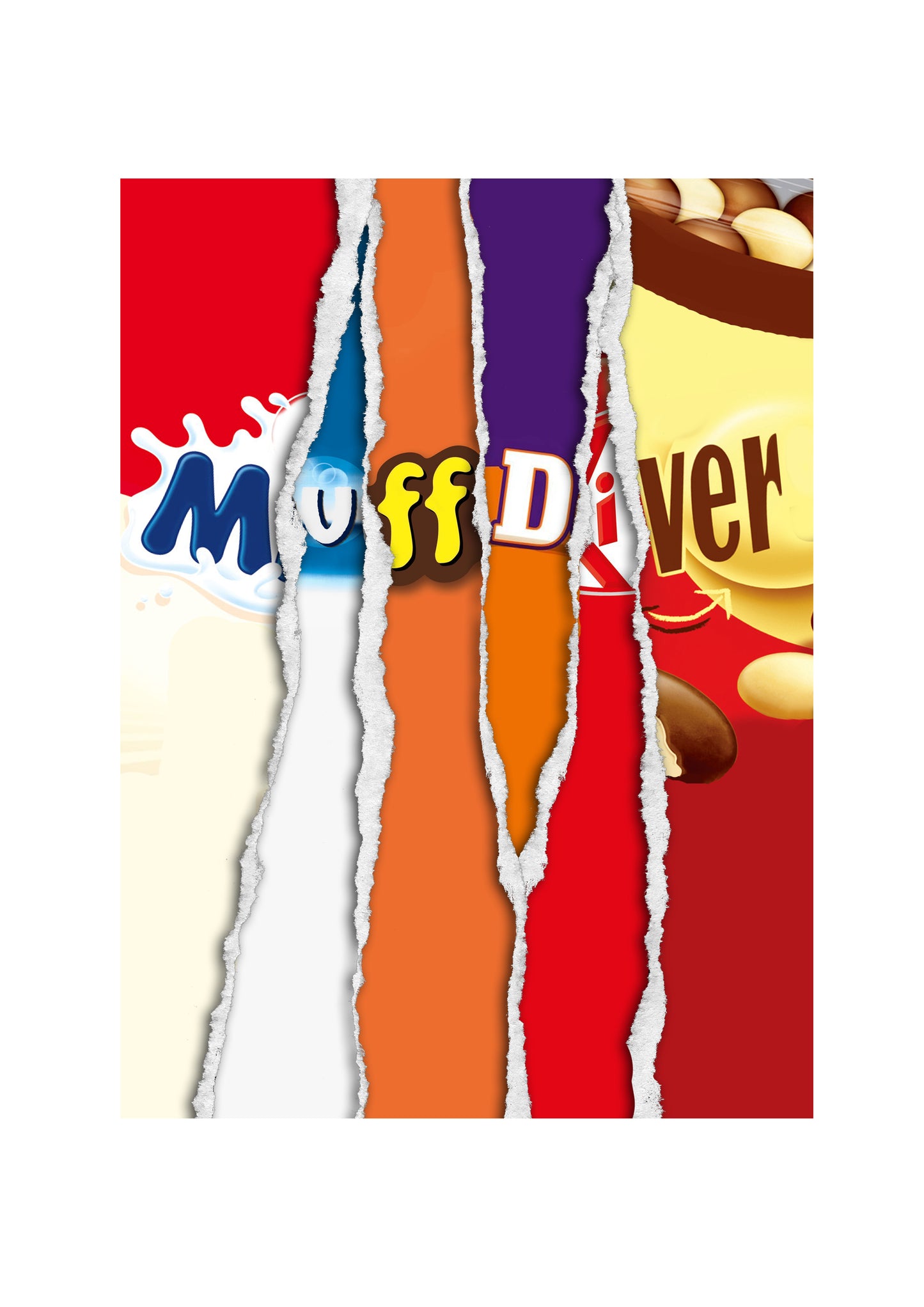 Muff Diver - Chocolate Bar Wrapper