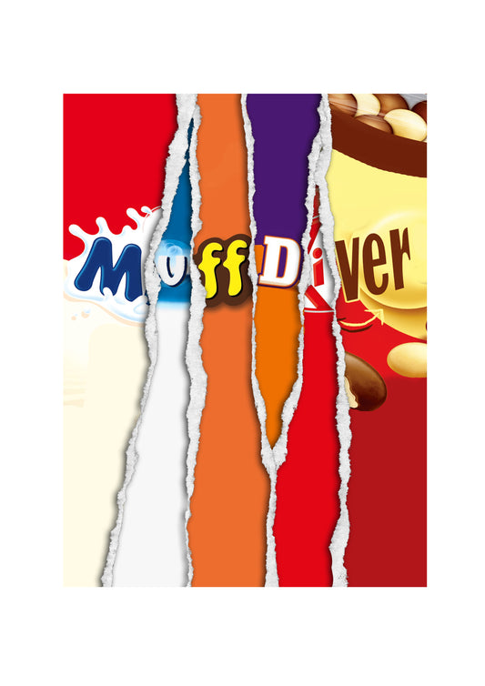 Muff Diver - Chocolate Bar Wrapper