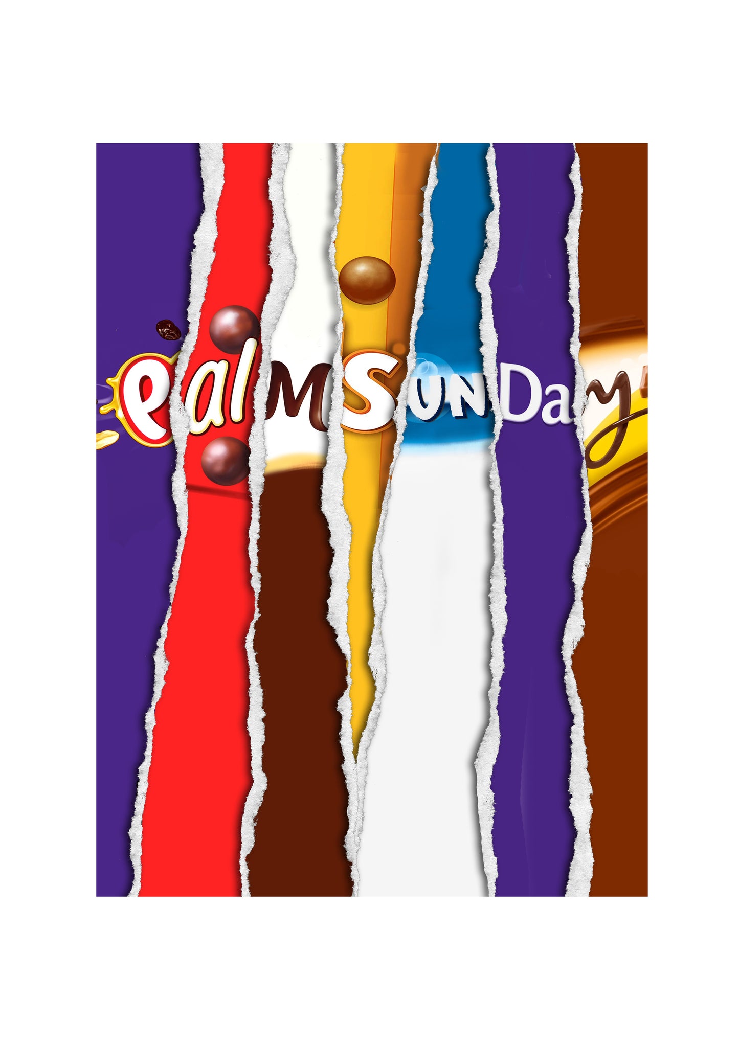 Palm Sunday - Easter Chocolate Bar Wrapper