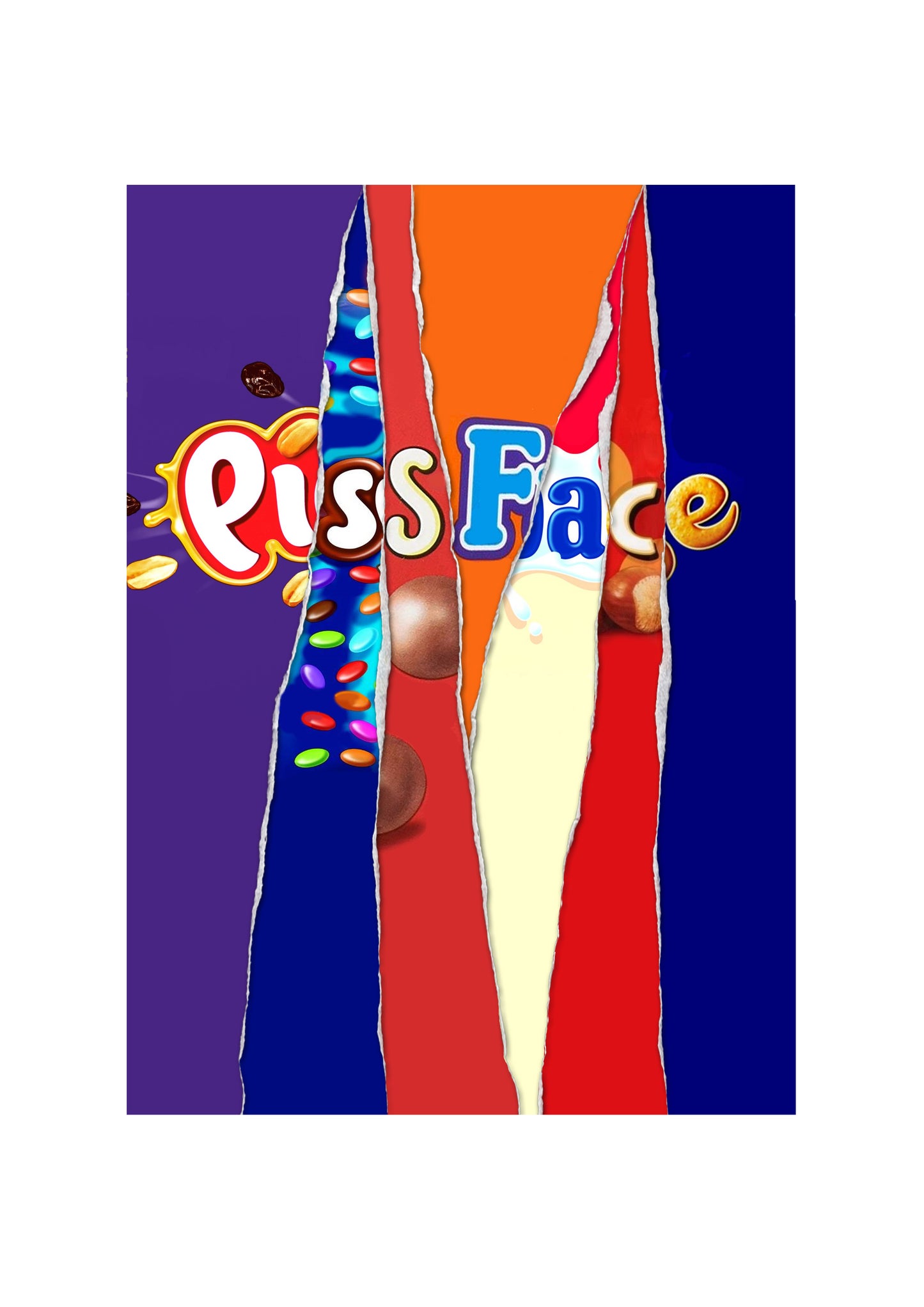 Piss Face - Chocolate Bar Wrapper
