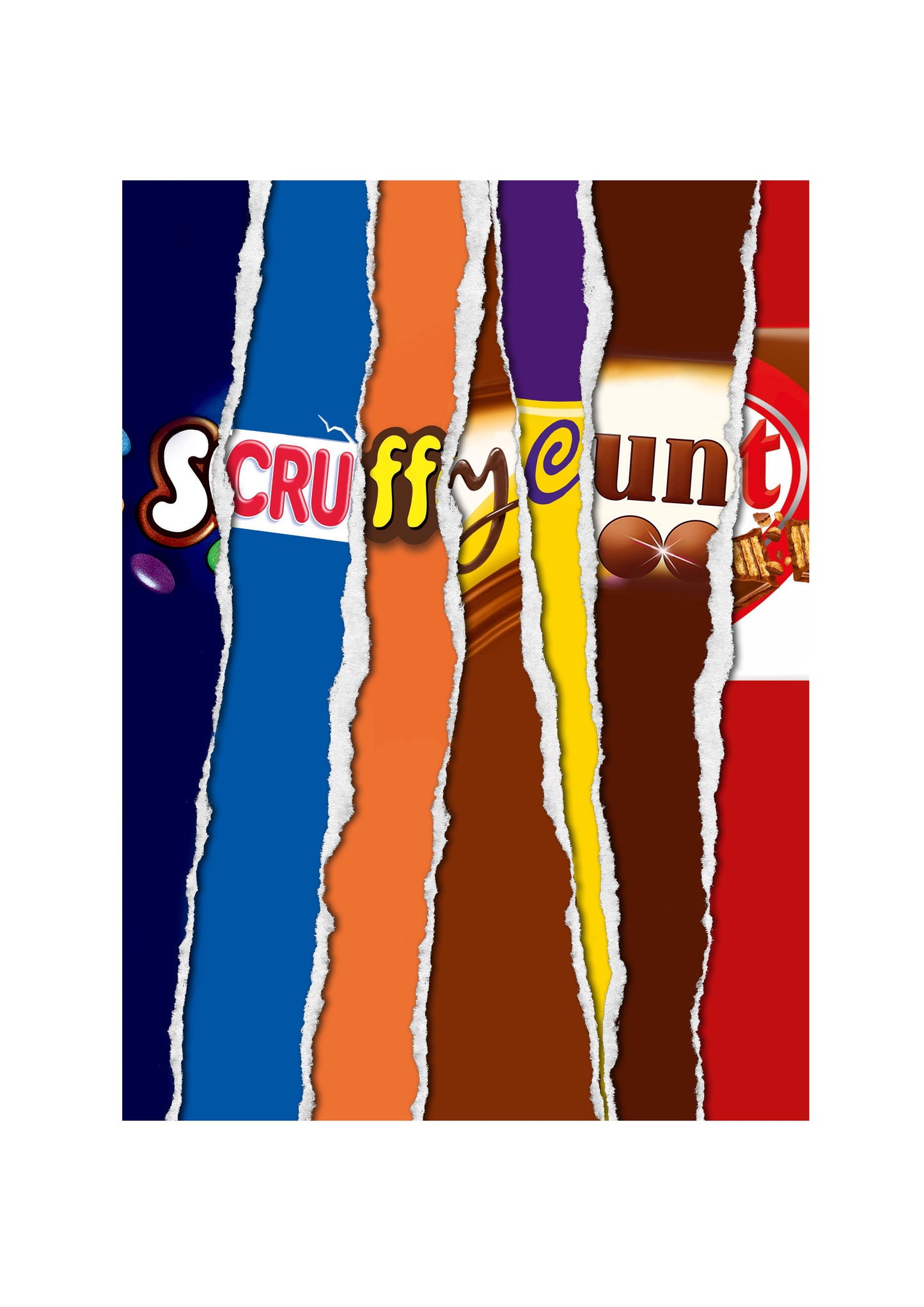 Scruffy Cunt - Chocolate Bar Wrapper