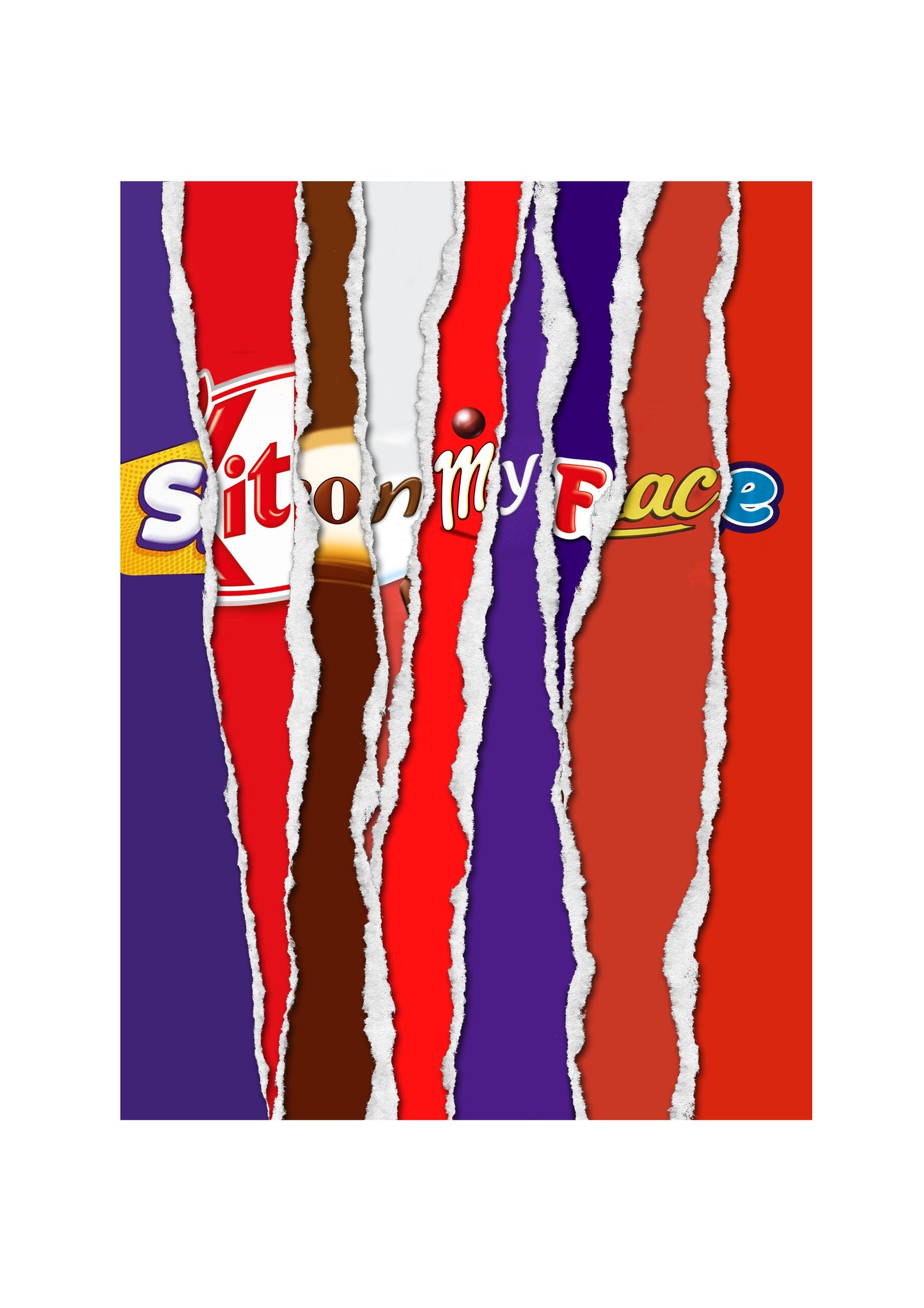 Sit On My Face - Chocolate Bar Wrapper