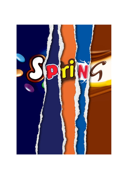 Spring - Easter Chocolate Bar Wrapper