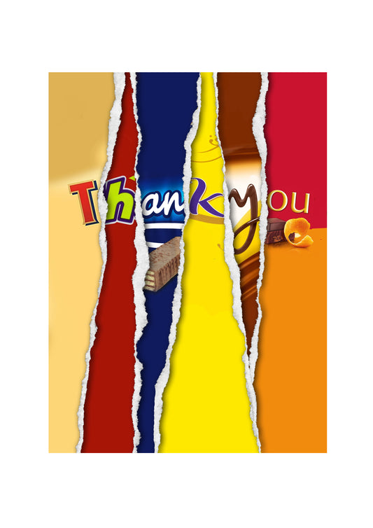 Thank You - Chocolate Bar Wrapper