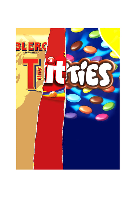 Tiny Titties - Chocolate Bar Wrapper