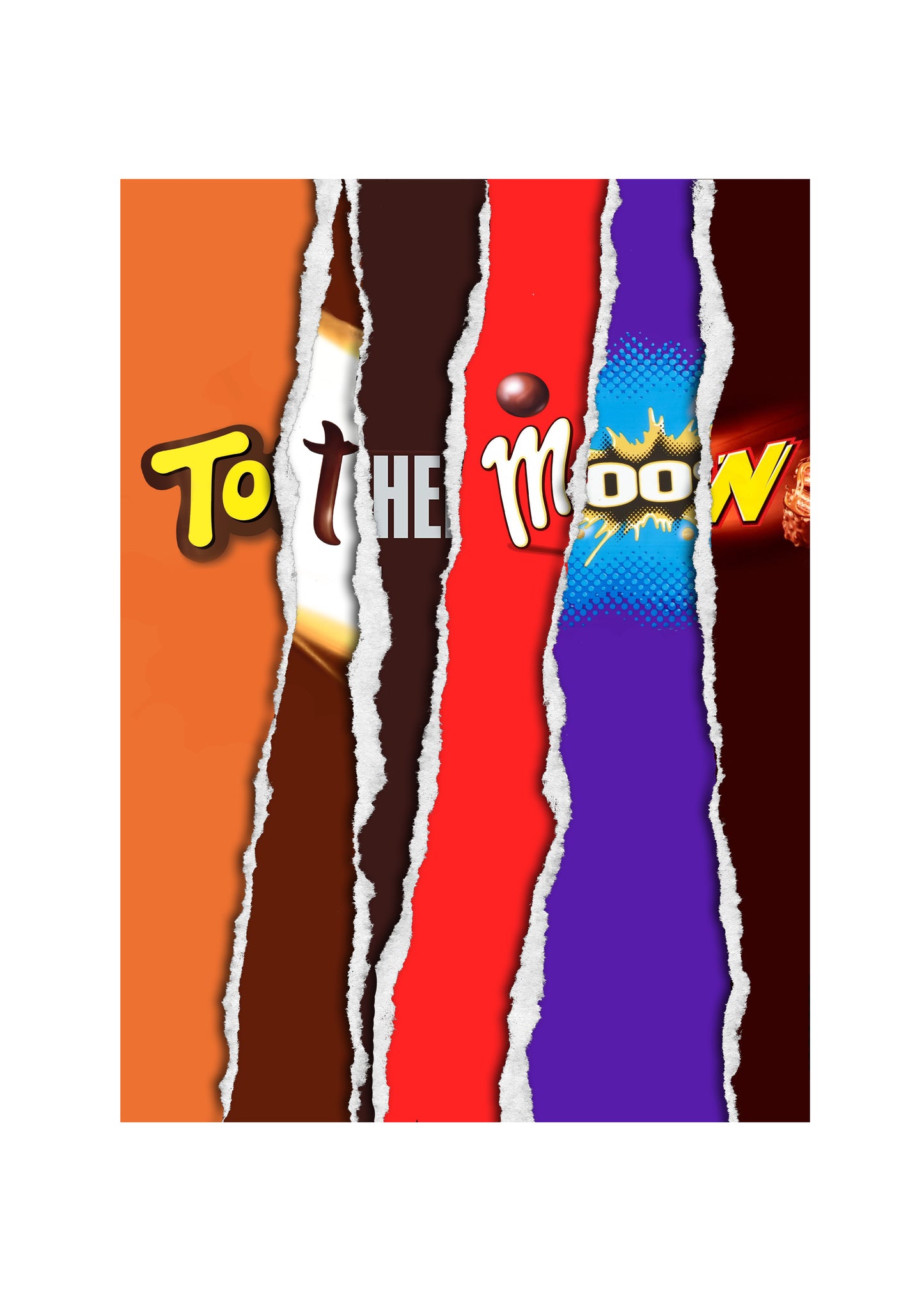 To The Moon - Chocolate Bar Wrapper