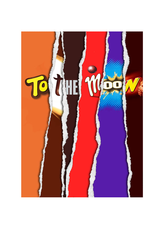 To The Moon - Chocolate Bar Wrapper