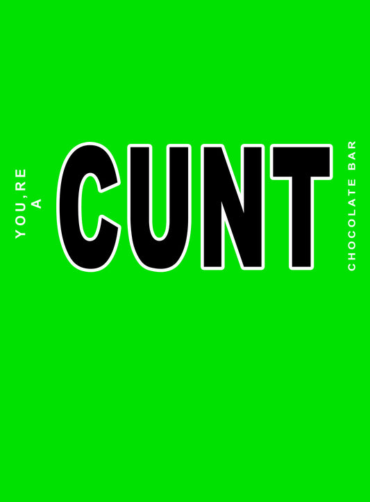 PRIME Cunt - Chocolate Bar Wrapper