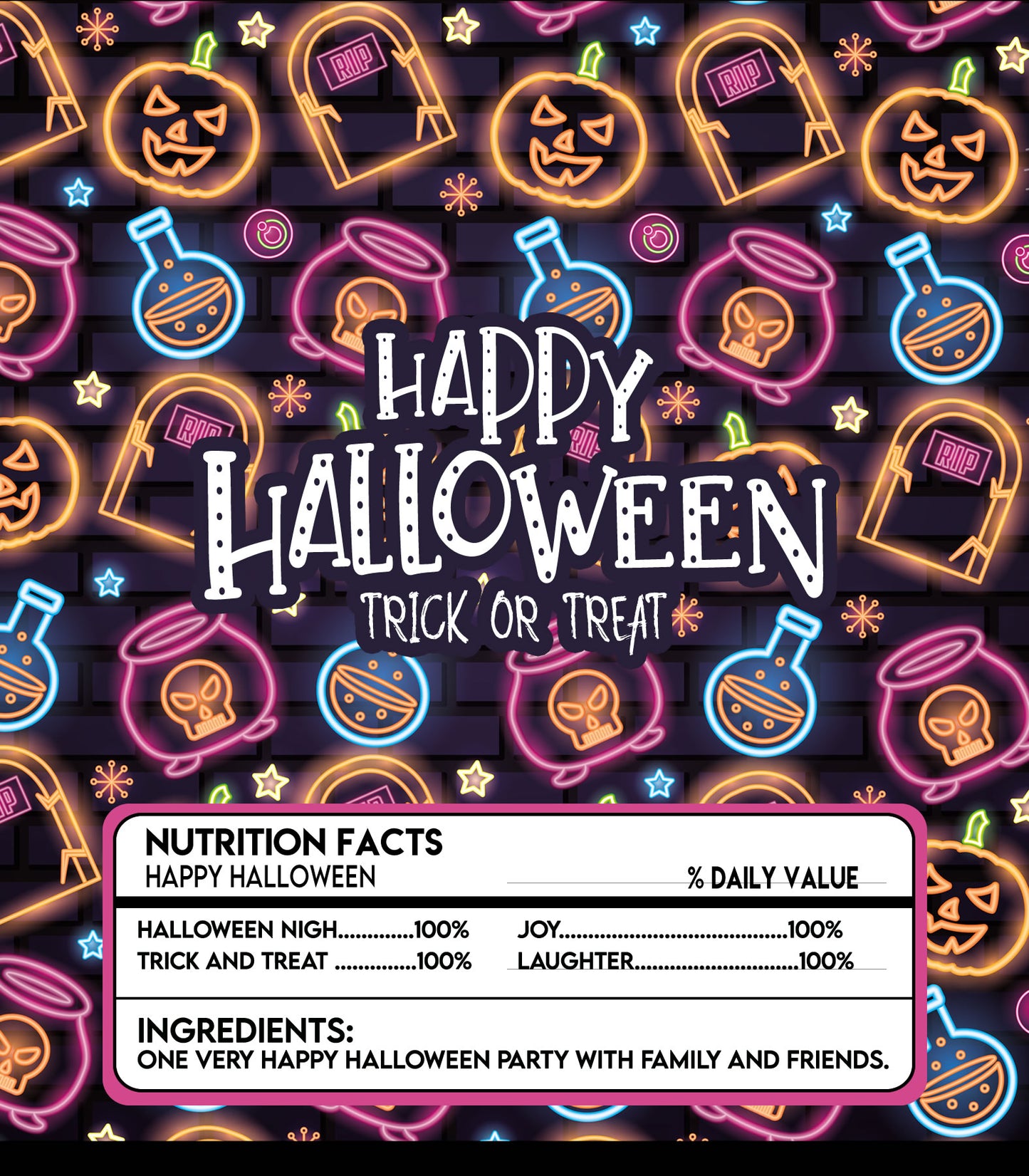 Halloween Bundle - Chocolate Bar Wrapper