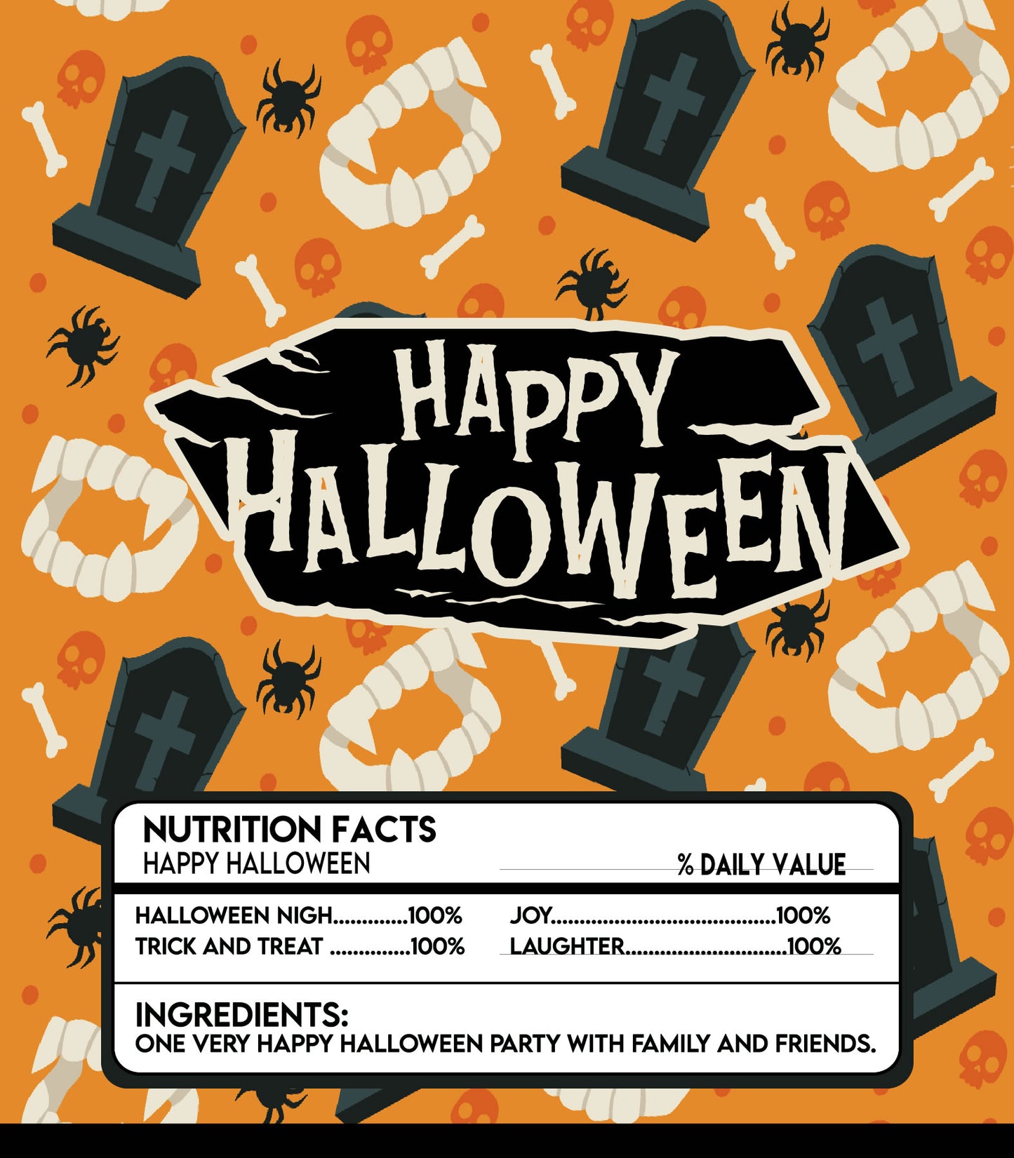 Halloween Bundle - Chocolate Bar Wrapper