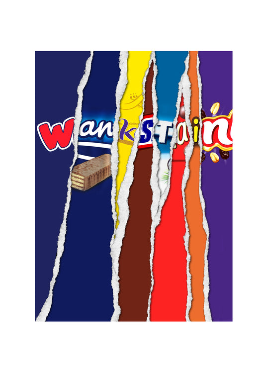 Wank Stain - Chocolate Bar Wrapper